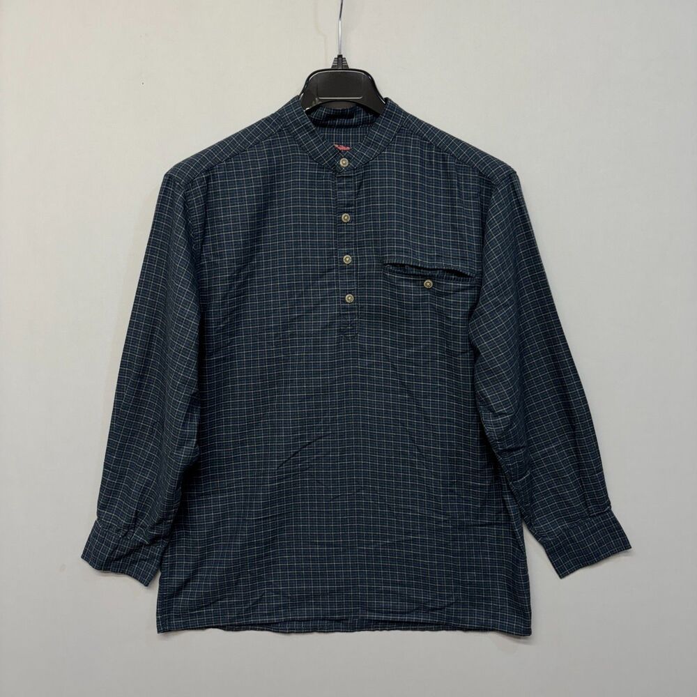Rail Riders LOA Men Long Sleeve Outdoor Shirt Top Size Medium Plaid C004 -10